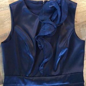 Ellen Tracy Navy Blue Cocktail Dress
